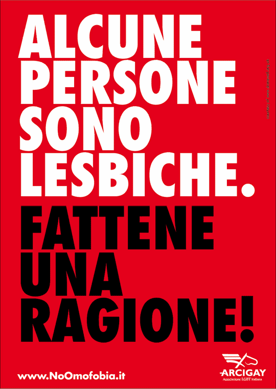 Alcune persone sono GAy - Campagna di Arcigay, 2015.